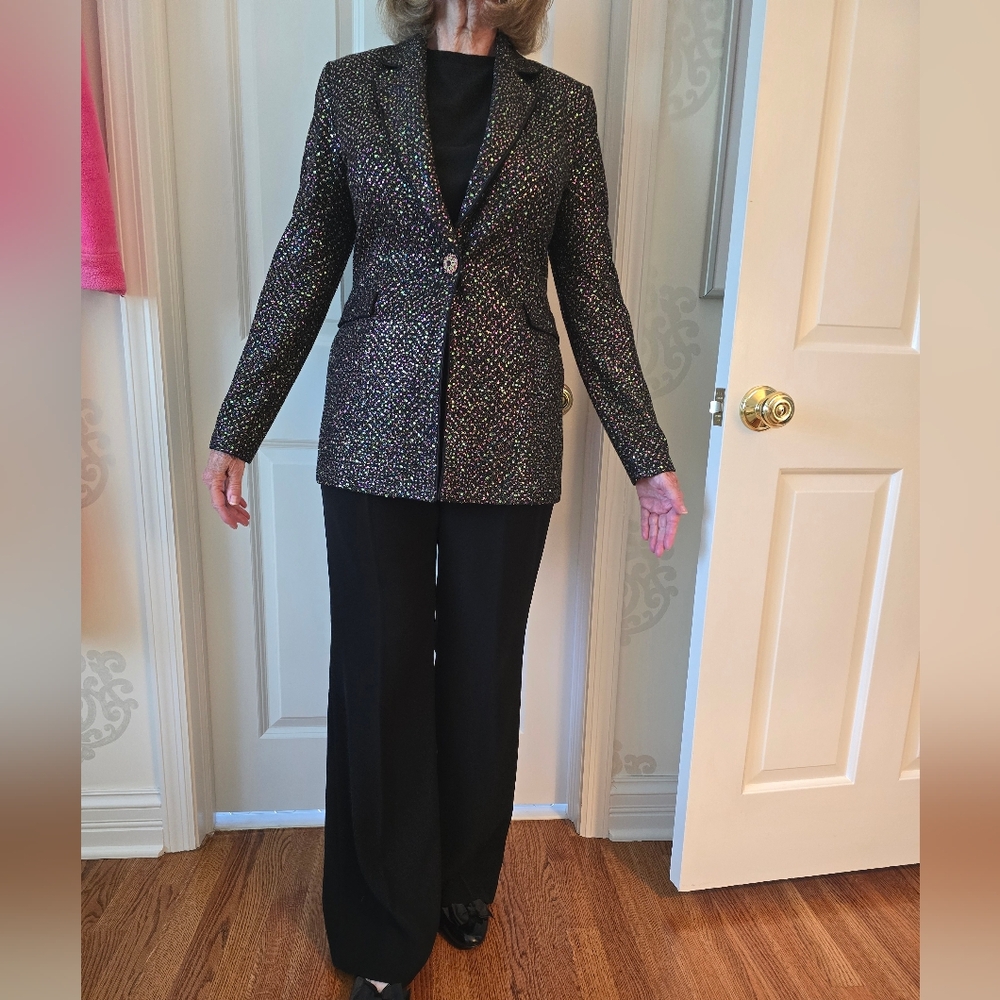 ❤️ST. JOHN COUTURE RARE rhinestone suit - Picture 7 of 9